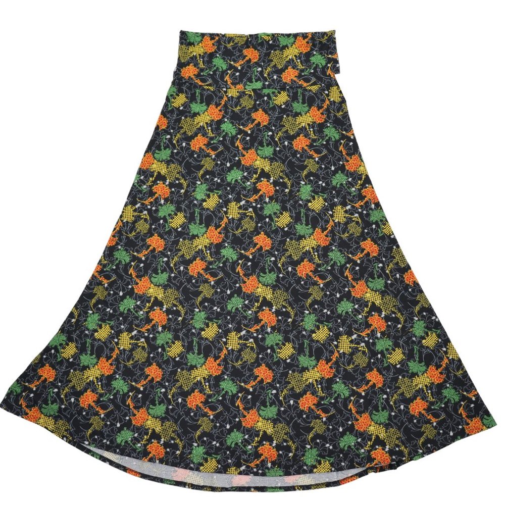 Lularoe Women's Maxi Skirt Floral Pattern Size XL